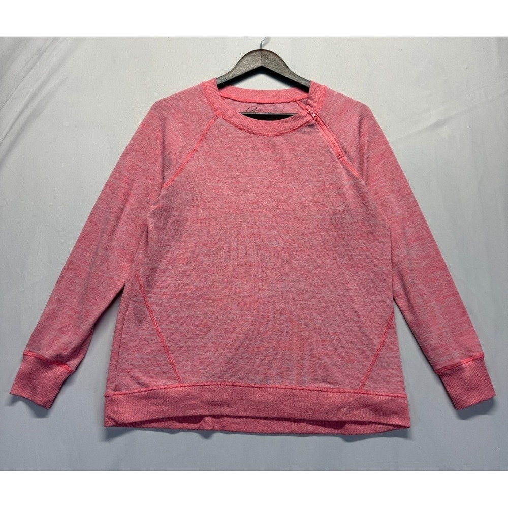 Gerry Shirt Womens Medium Desert Rose Asymmetrical Zip Outdoor‎ Hiking Camping